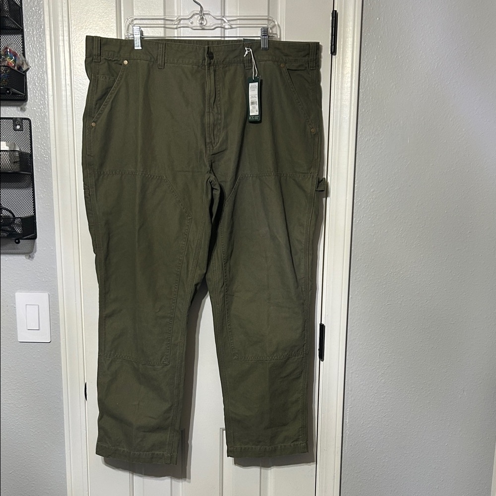 Alpine Design Men's Dark Green Cargo Pants - Picture 2 of 8